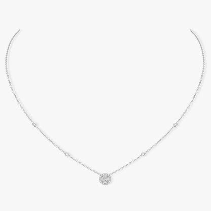 [LumiVibe]Diamond Necklace 0,20ct Brilliant Shape Joy