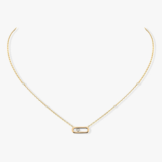 [LumiVibe]MOVE UNO DIAMOND NECKLACE