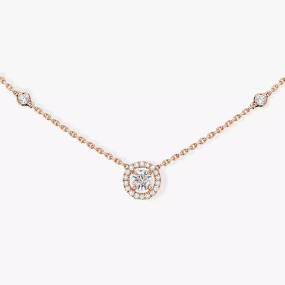 [LumiVibe]Diamond Necklace 0,20ct Brilliant Shape Joy
