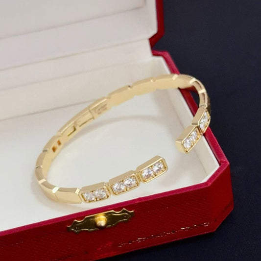 [LumiVibe jewelrys]LOVE DIAMOND OPEN  BRACELET