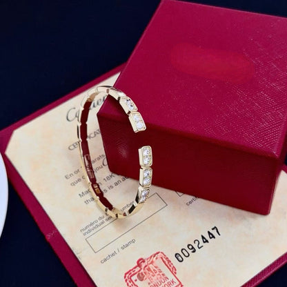 [LumiVibe jewelrys]LOVE DIAMOND OPEN  BRACELET