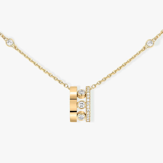 [LumiVibe]CHAIN MOVE ROMANE PEDAND NECKLACE