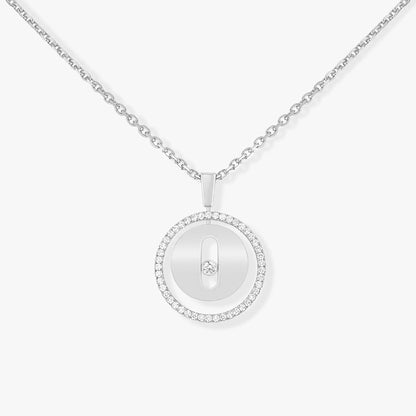[LumiVibe]Demo MOVE PM NECKLACE SILVER DIAMOND
