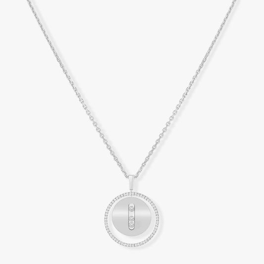[LumiVibe]Demo MOVE MM SILVER DIAMOND NECKLACE