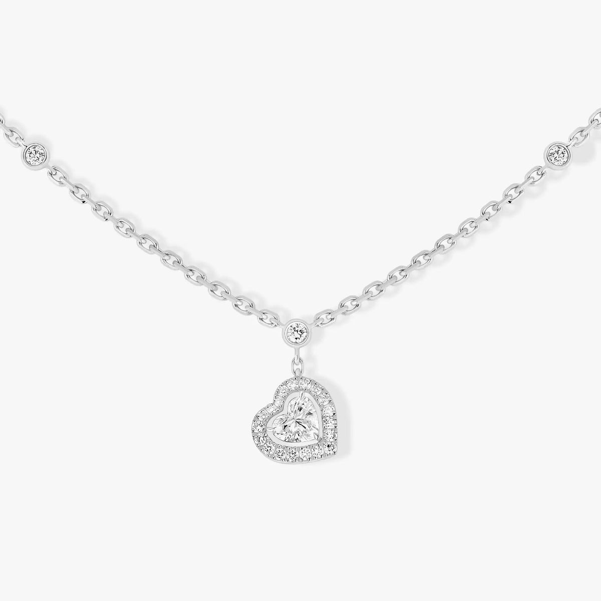 [LumiVibe]JOY HEART DIAMOND NECKLACE
