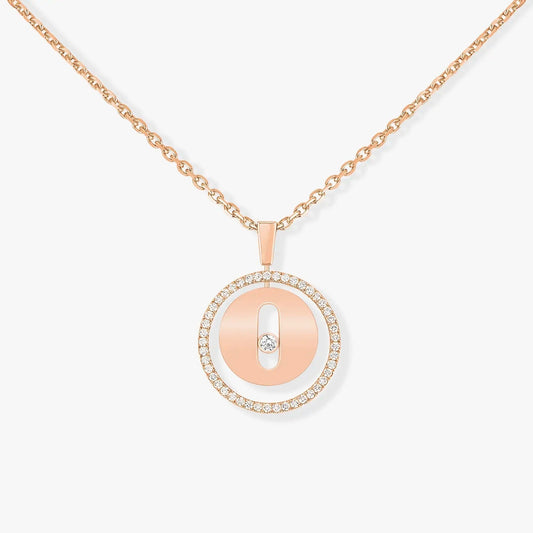 [LumiVibe]Demo MOVE PM NECKLACE PINK GOLD DIAMOND