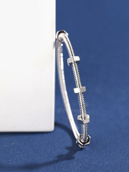 [LumiVibe jewelrys]CT THREADED BRACELET