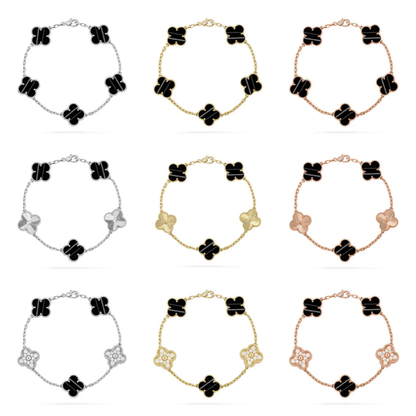 [LumiVibe] CLOVER 5 MOTIF PULSAR STONE BRACELET COLLECTION