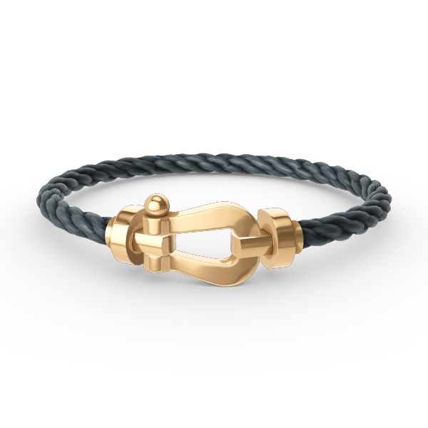 [LumiVibe]FORCE LARGE HORSESHOE NO DIAMOND BRACELET GOLD