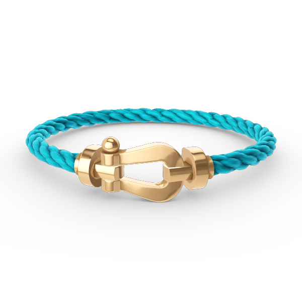 [LumiVibe]FORCE LARGE HORSESHOE NO DIAMOND BRACELET GOLD