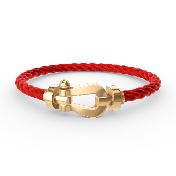 [LumiVibe]FORCE LARGE HORSESHOE NO DIAMOND BRACELET GOLD