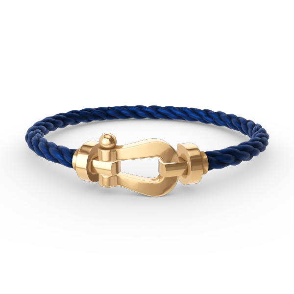 [LumiVibe]FORCE LARGE HORSESHOE NO DIAMOND BRACELET GOLD