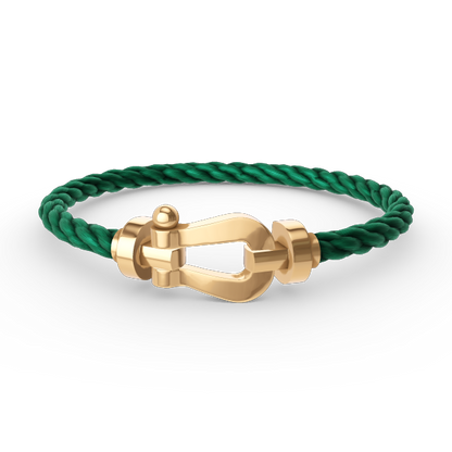 [LumiVibe]FORCE LARGE HORSESHOE NO DIAMOND BRACELET GOLD