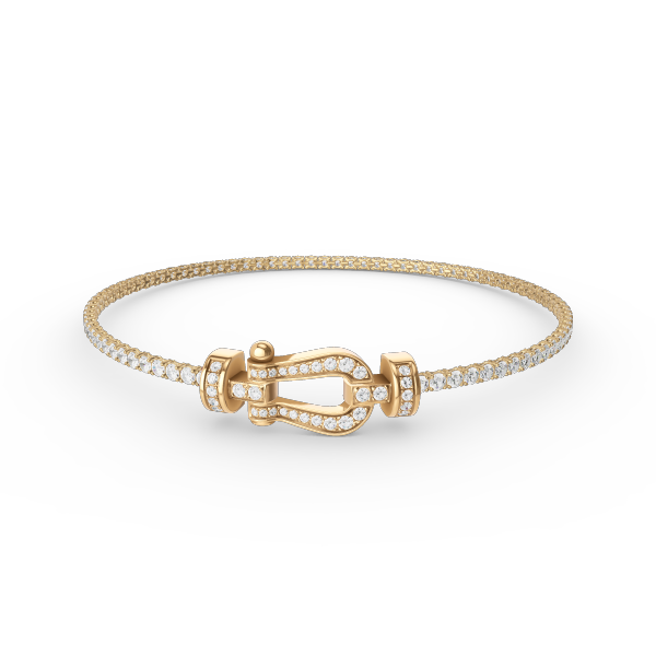 [LumiVibe]FORCE  HORSESHOE  DIAMOND TENNIS BRACELET