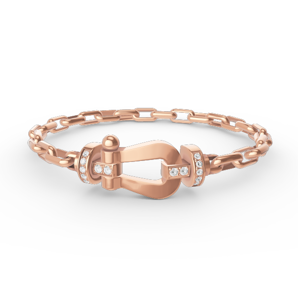 [LumiVibe]FORCE LARGE HORSESHOE CLASP  METAL BRACELET