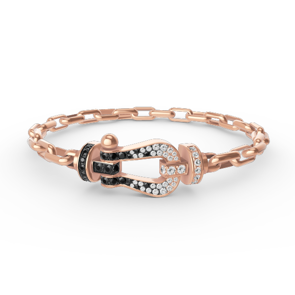 [LumiVibe]FORCE LARGE HORSESHOE CLASP  METAL BRACELET