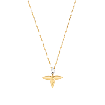 [LumiVibe]LOUISETTE PEDANT GOLD NECKLACE