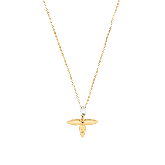 [LumiVibe]LOUISETTE PEDANT GOLD NECKLACE