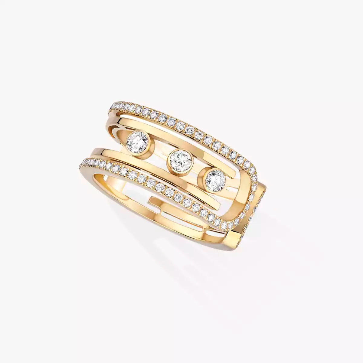 [LumiVibe]Move 10th Diamond Ring in Gold