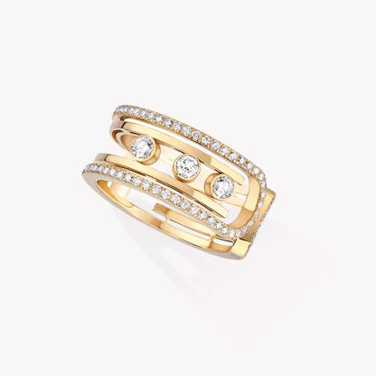 [LumiVibe]Move 10th Diamond Ring in Gold