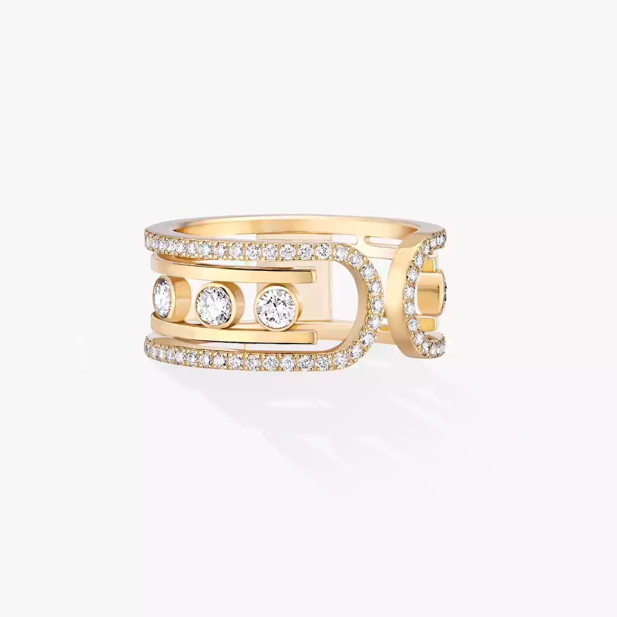 [LumiVibe]Move 10th Diamond Ring in Gold