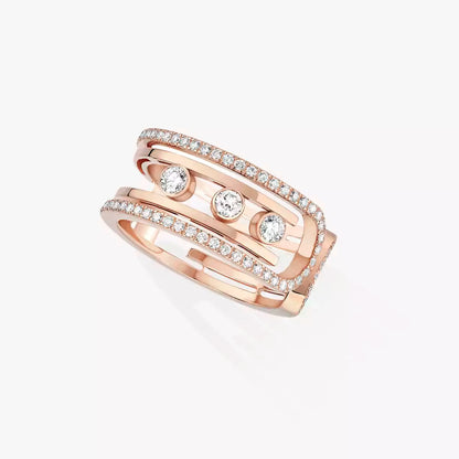 [LumiVibe]Move 10th Diamond Ring in Gold