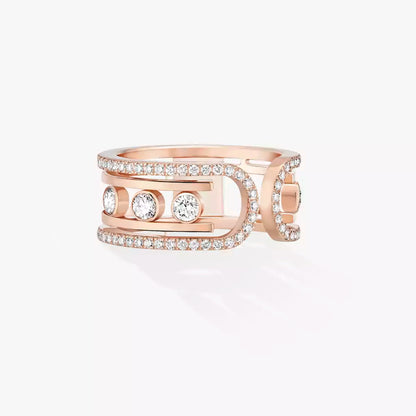 [LumiVibe]Move 10th Diamond Ring in Gold