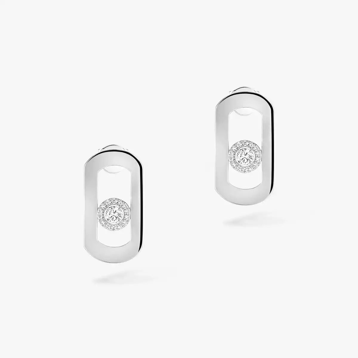 [LumiVibe]So Move Diamond Earrings in Yellow Gold