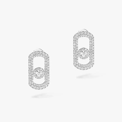 [LumiVibe]So Move Pave_-Set Diamond Earrings in Silver