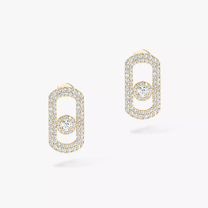 [LumiVibe]So Move Pave_-Set Diamond Earrings in Silver