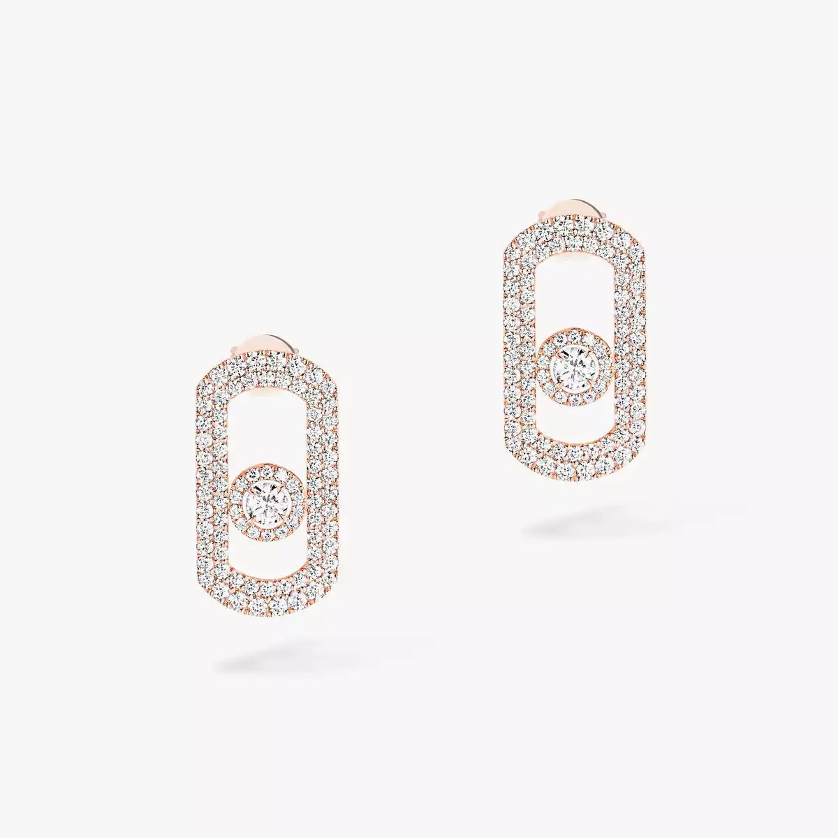 [LumiVibe]So Move Pave_-Set Diamond Earrings in Silver