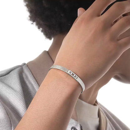 [LumiVibe]Move Noa Ciselé half pavé bangle