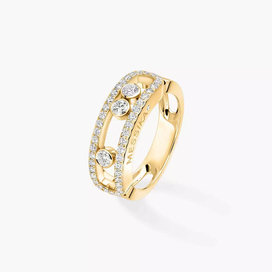 [LumiVibe] Move Gold Diamond Pave_ Ring