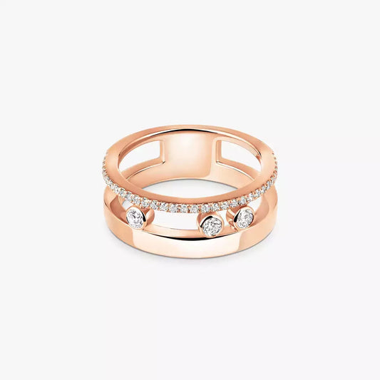 [LumiVibe]Move Romane Diamond Ring