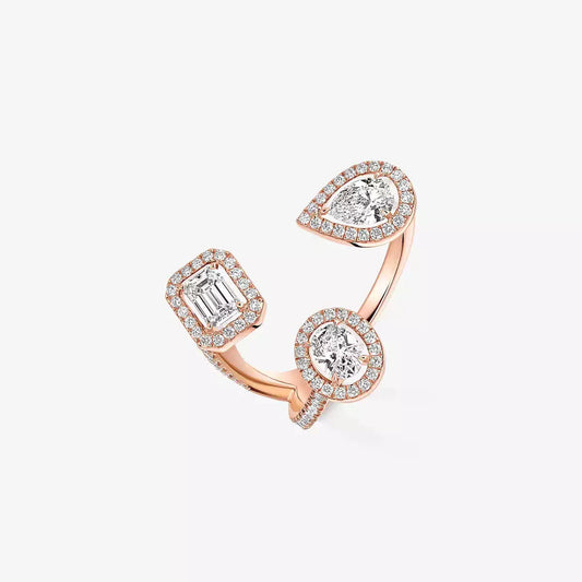 [[LumiVibe] Diamond Ring 0,25ct My Twin Trilogy