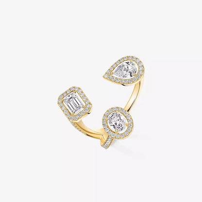 [[LumiVibe] Diamond Ring 0,25ct My Twin Trilogy