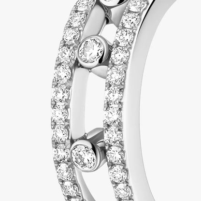 [LumiVibe]Diamond Pave_ Hoop Earrings Move