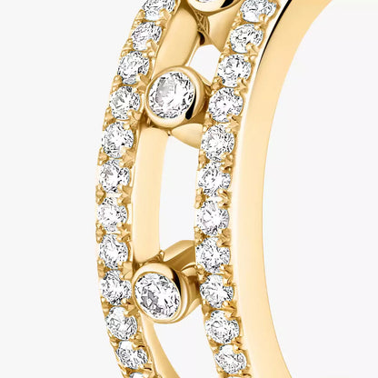 [LumiVibe]Diamond Pave_ Hoop Earrings Move