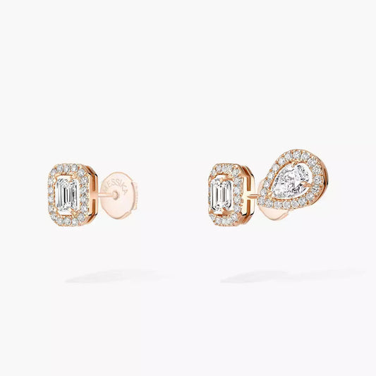 [LumiVibe]Diamond Earrings 0,10ct My Twin 1+2