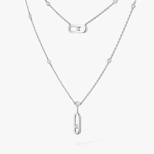 [LumiVibe] Move Uno Diamond Necklace