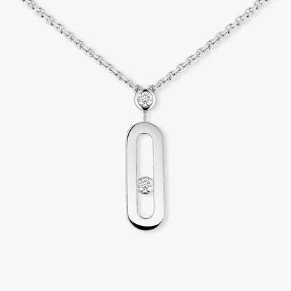 [LumiVibe] Move Uno Gold Diamond Long Necklace