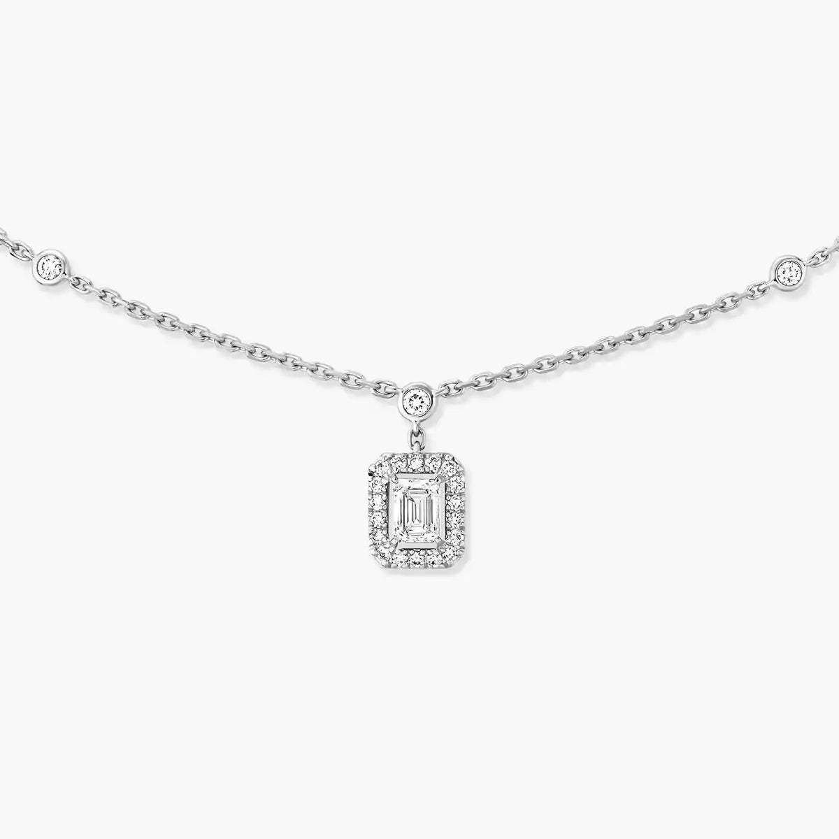 [LumiVibe]My Twin Diamond Necklace in Silver