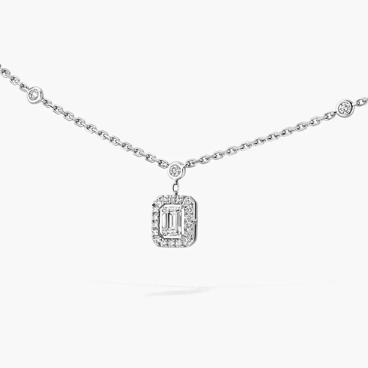 [LumiVibe]My Twin Diamond Necklace in Silver