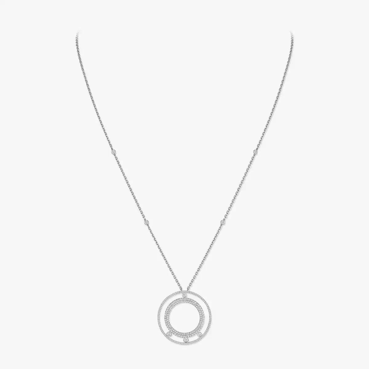 [LumiVibe]Move Romane Long Pave_-Set Diamond Necklace
