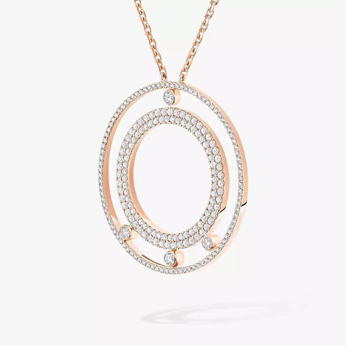 [LumiVibe]Move Romane Long Pave_-Set Diamond Necklace