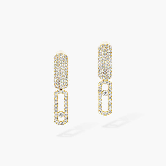 [LumiVibe]Imperial Move SM Diamond Earrings