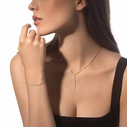 [LumiVibe]Diamond Thin Bangle 0.15ct My Twin Toi & Moi