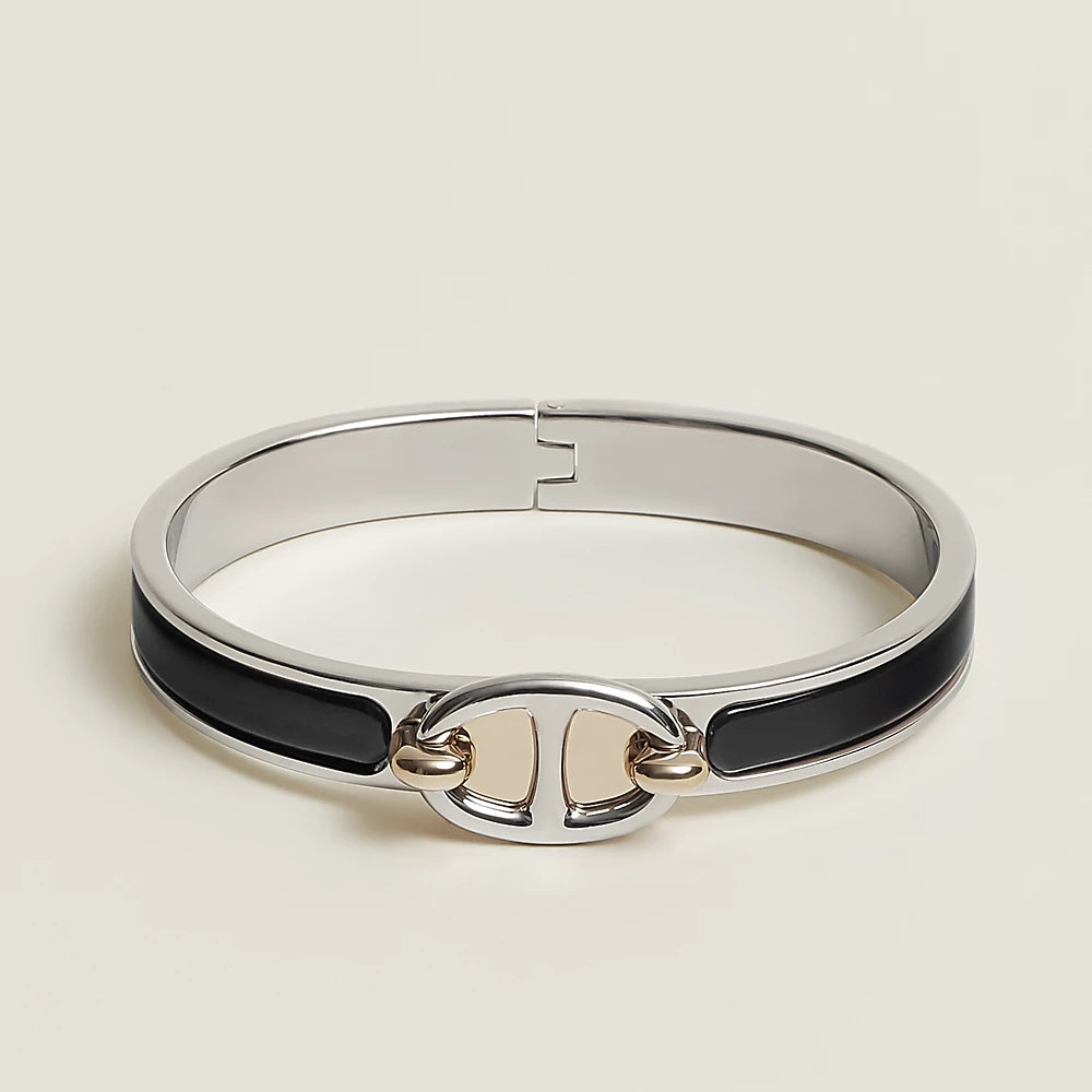 [LumiVibe]CLIC CHAINE SILVER BRACELET