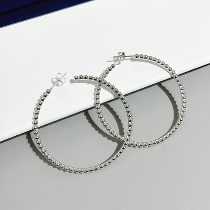 [LumiVibe] SMOOTH BEAD STUD EARRINGS