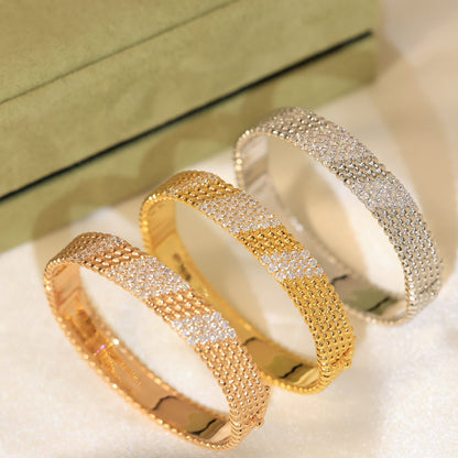 [LumiVibe]  FIVE-ROW DIAMOND BRACELET